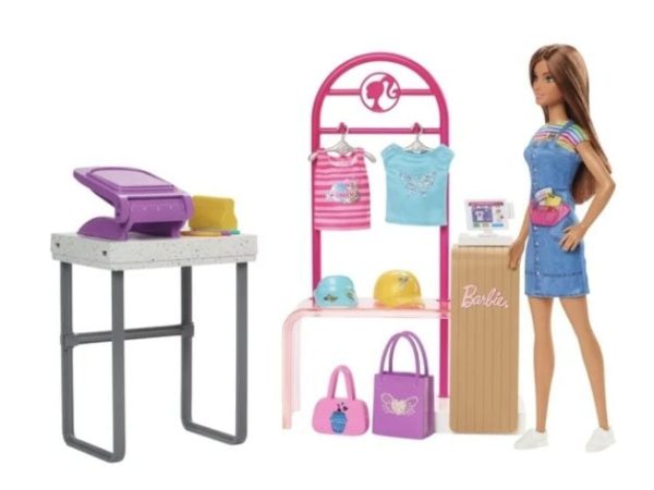 *HOT* Barbie Make & Sell Boutique Playset and Doll only $12!